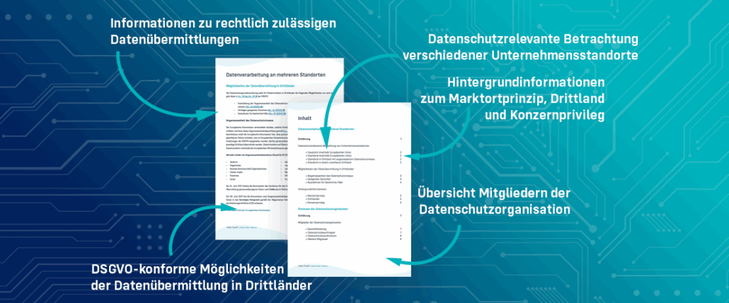 Whitepaper: Datenschutz an Unternehmensstandorten und Personen der Datenschutzorganisation